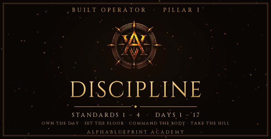 Pillar I — Discipline